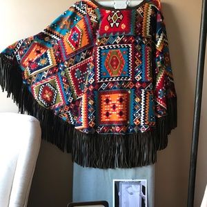 Boho poncho